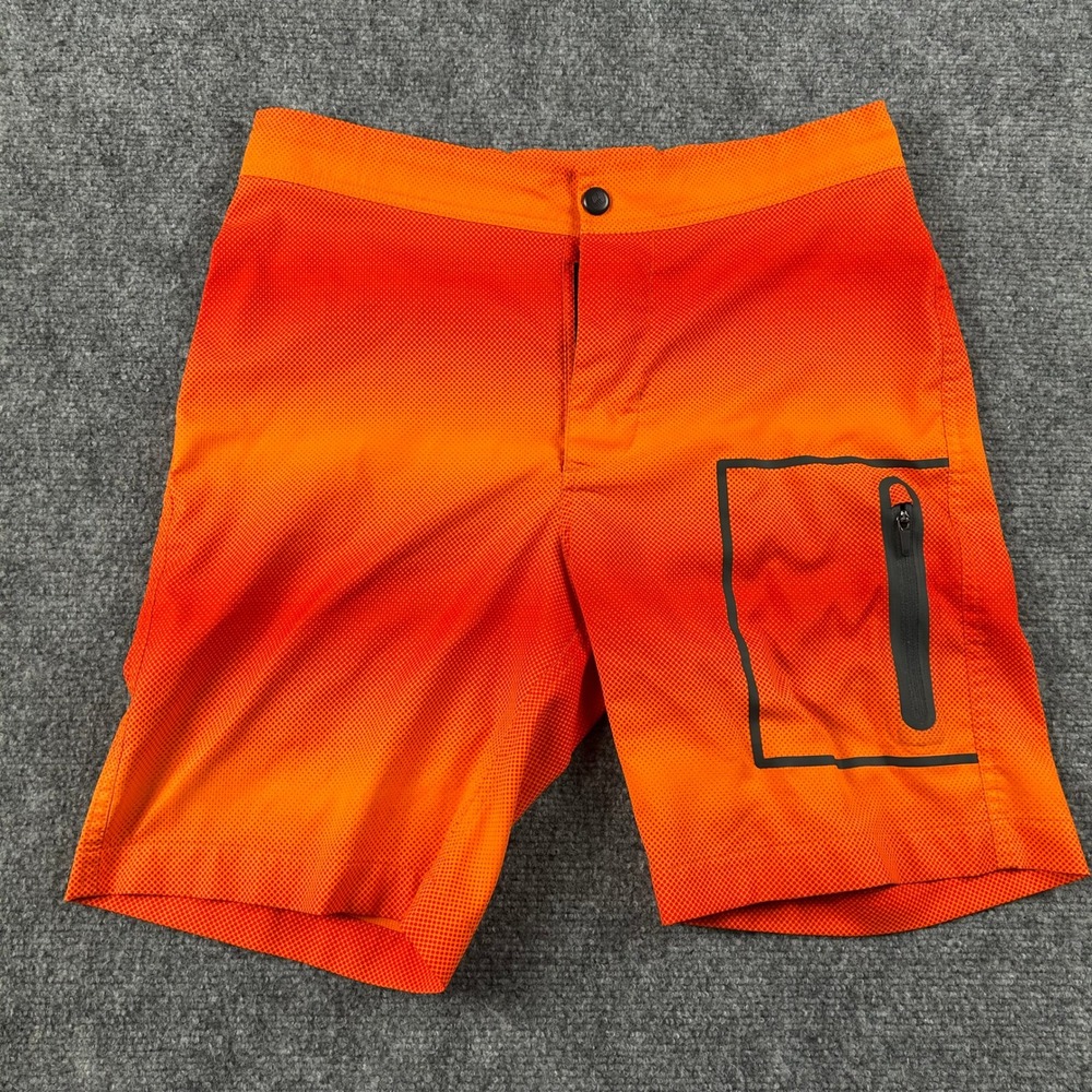 Mack Weldon Board Shorts Mens 29/30 Orange Dot Print Swim‎ Trunks Pockets Beach